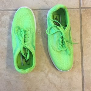 Neon green Vans